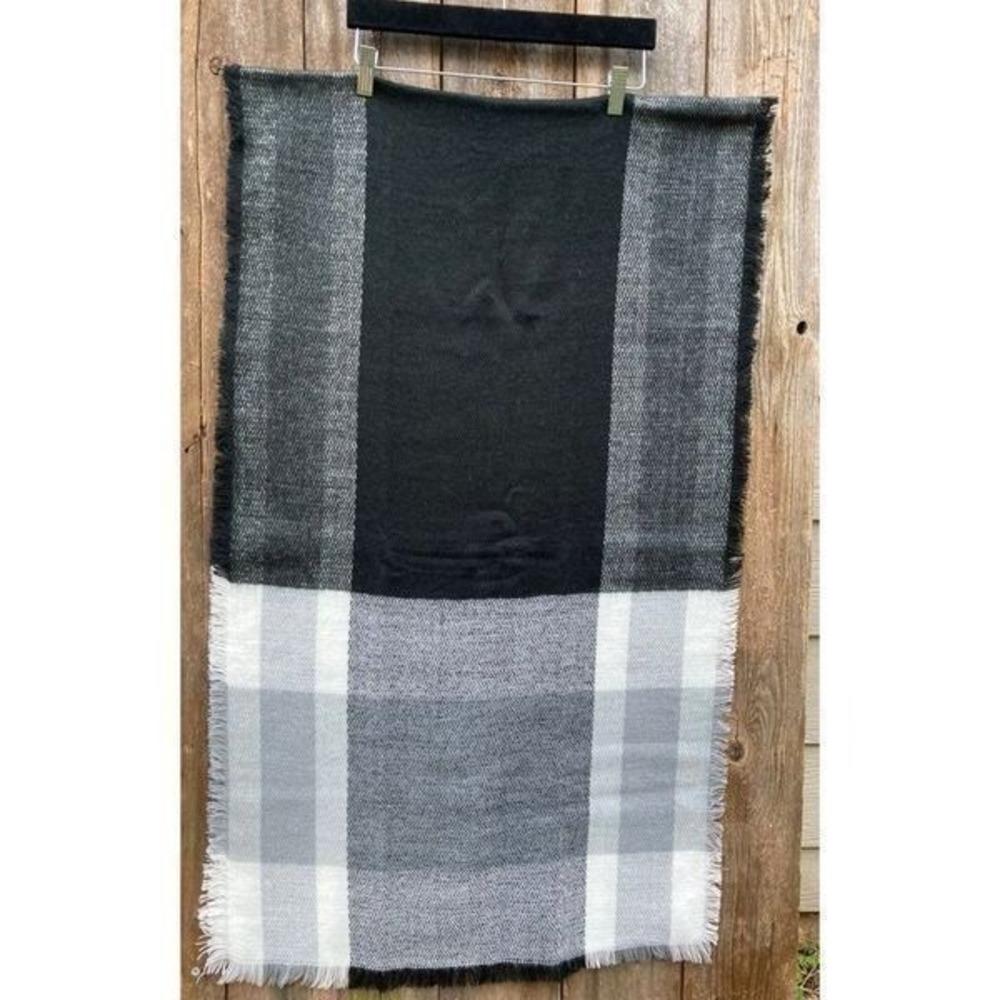Buffalo Check plaid blanket scarf